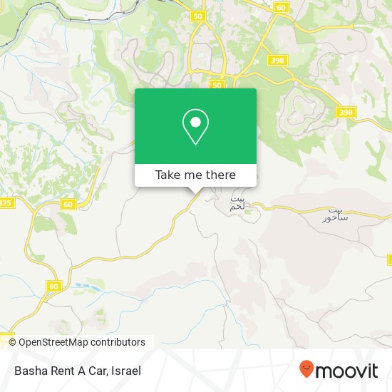 Карта Basha Rent A Car