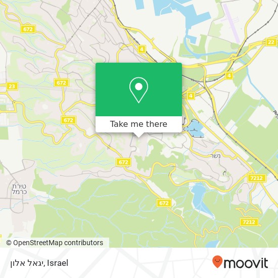 יגאל אלון map