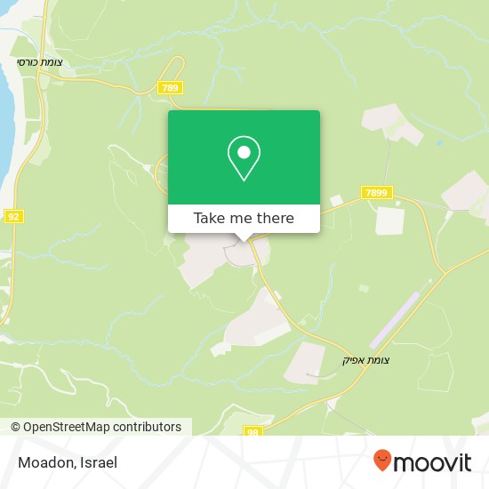 Moadon map
