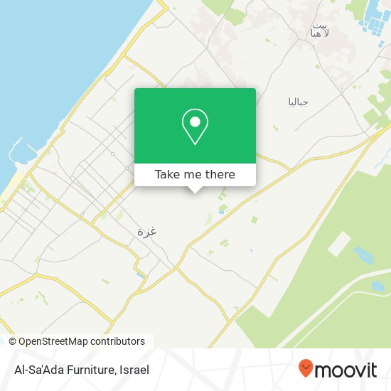 Al-Sa'Ada Furniture map
