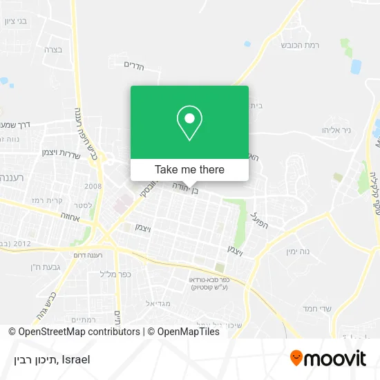 Карта תיכון רבין