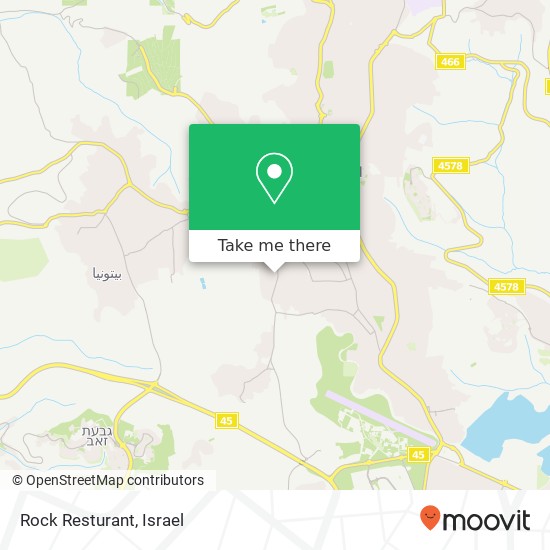 Rock Resturant map