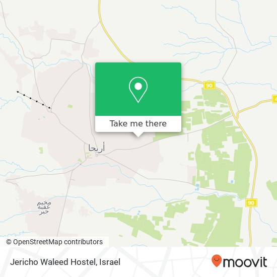 Jericho Waleed Hostel map
