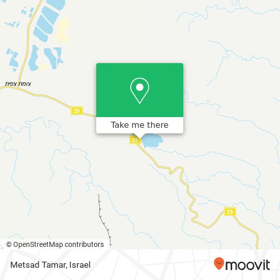 Metsad Tamar map