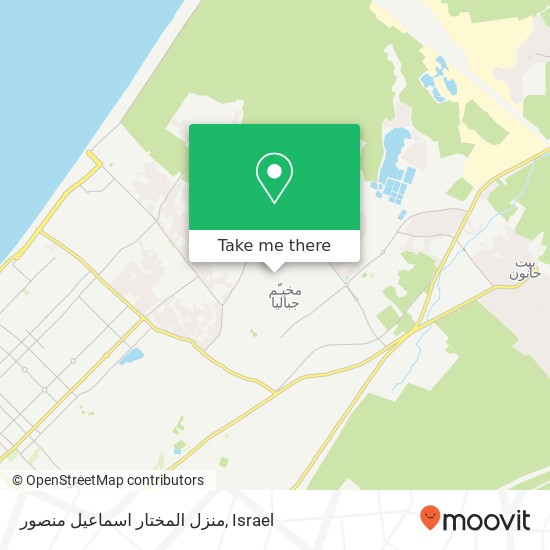 منزل المختار اسماعيل منصور map