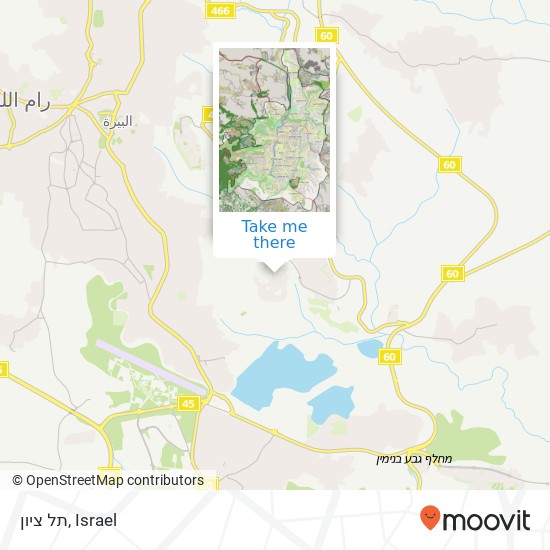 תל ציון map