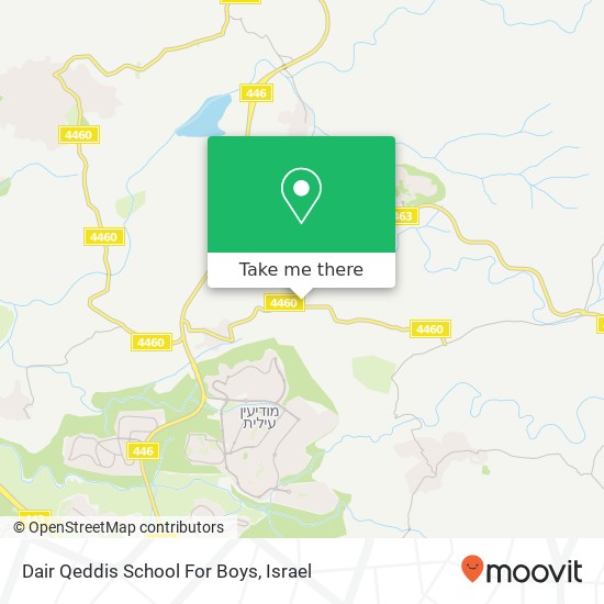Dair Qeddis School For Boys map