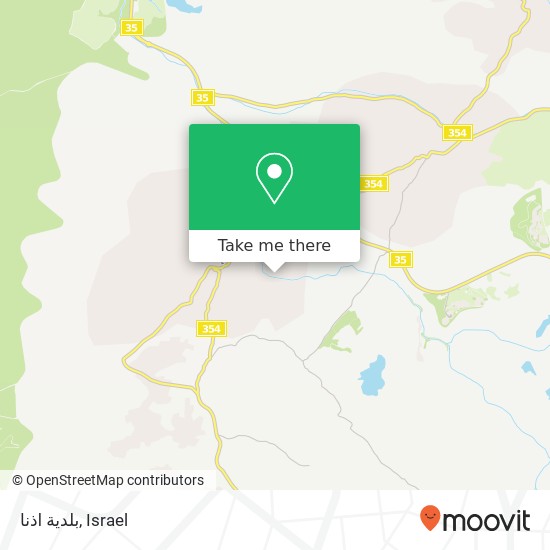 بلدية اذنا map