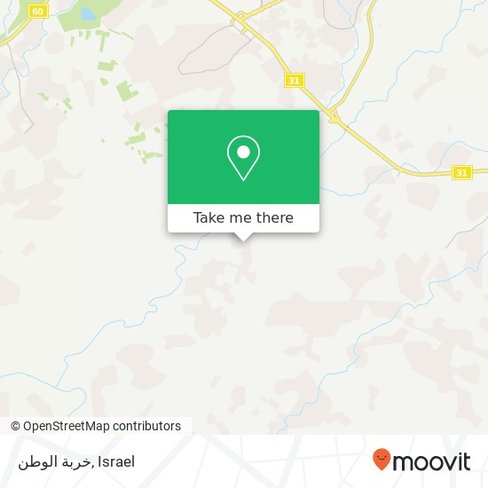 خربة الوطن map