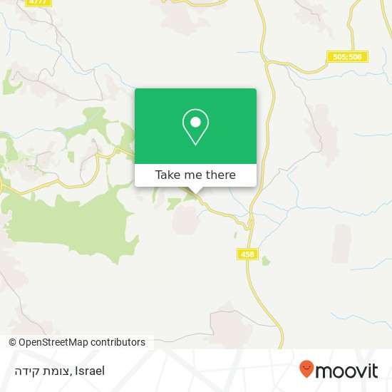 צומת קידה map