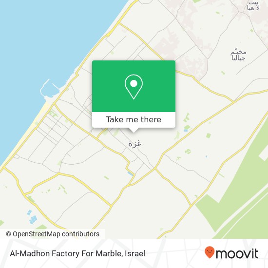 Al-Madhon Factory For Marble map