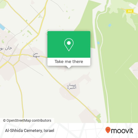 Al-Shhida Cemetery map