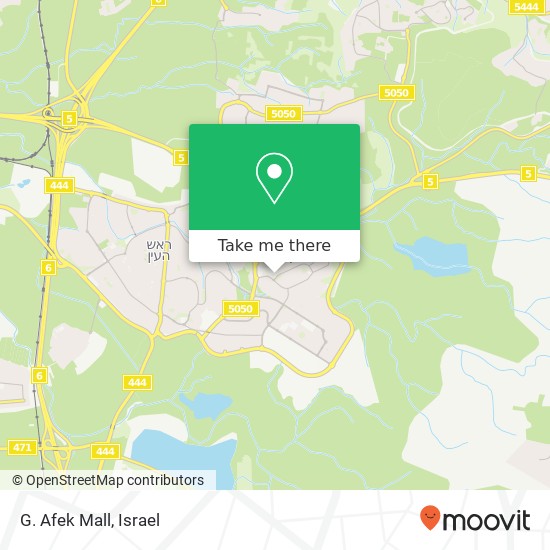 G. Afek Mall map
