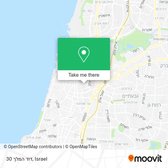 Карта דוד המלך 30