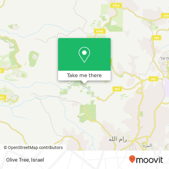 Olive Tree map