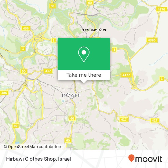 Hirbawi Clothes Shop map