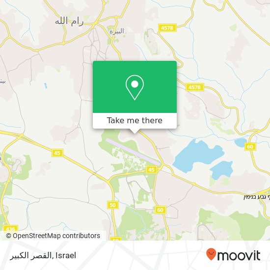 القصر الكبير map