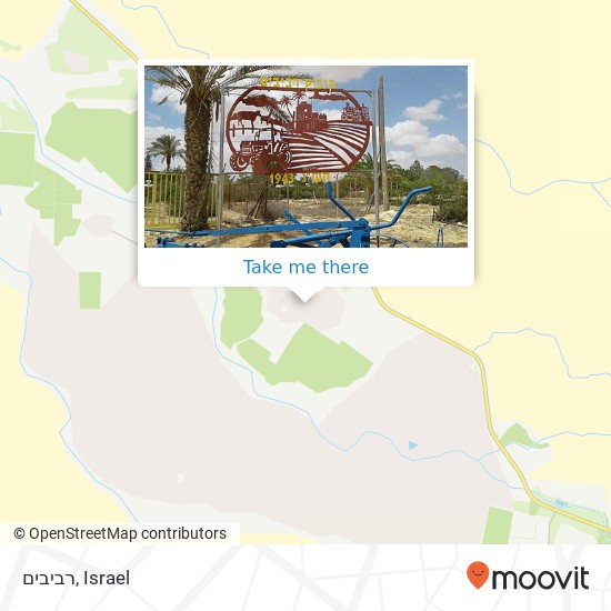 רביבים map