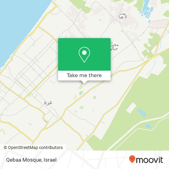 Qebaa Mosque map