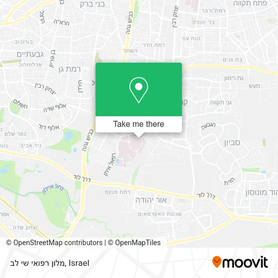 מלון רפואי שי לב map