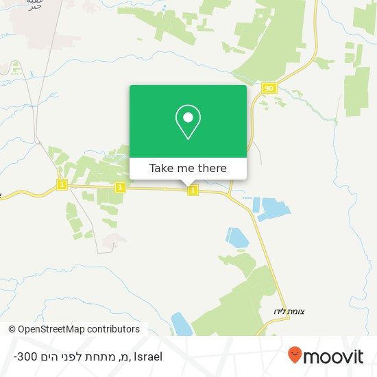 -300 מ, מתחת לפני הים map