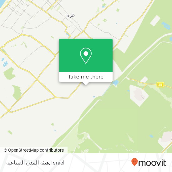 هيئة المدن الصناعية map