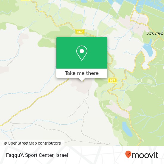 Карта Faqqu'A Sport Center