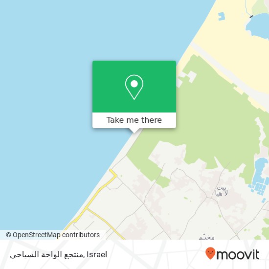 منتجع الواحة السياحي map