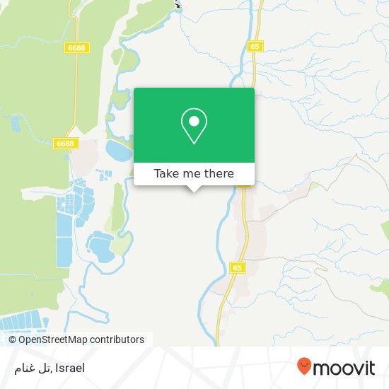 Карта تل غنام