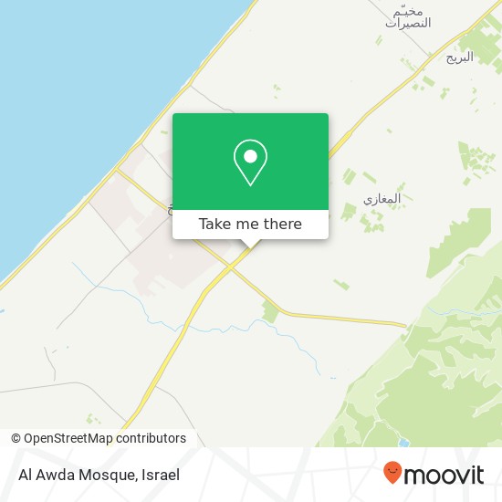 Al Awda Mosque map