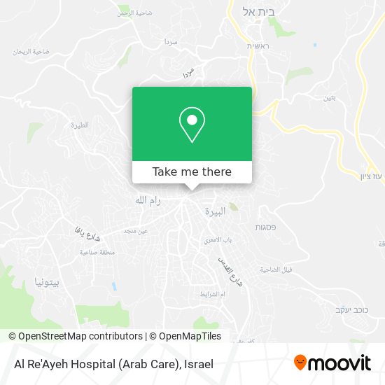 Al Re'Ayeh Hospital (Arab Care) map