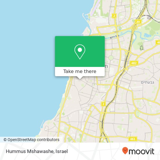 Hummus Mshawashe map