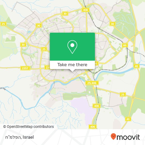 הפלמ"ח map