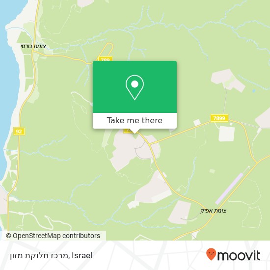 מרכז חלוקת מזון map