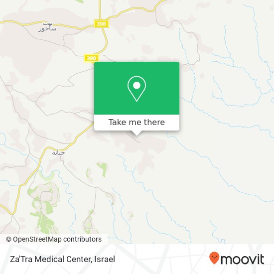 Карта Za'Tra Medical Center