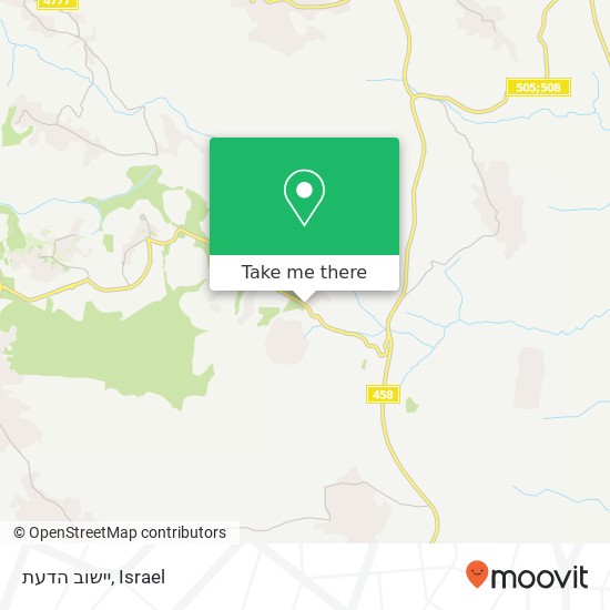 יישוב הדעת map