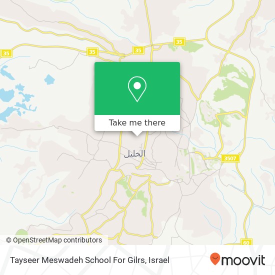 Tayseer Meswadeh School For Gilrs map