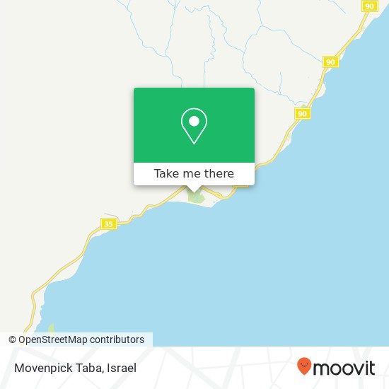 Карта Movenpick Taba