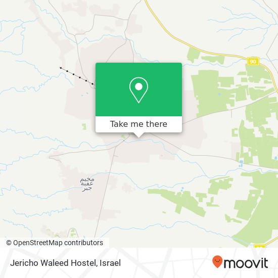 Карта Jericho Waleed Hostel