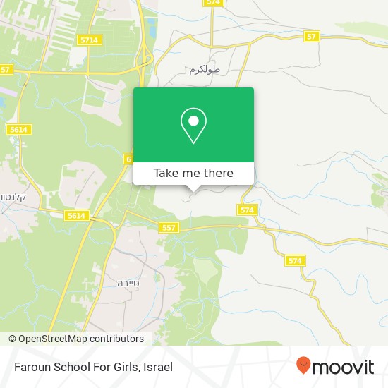 Карта Faroun School For Girls