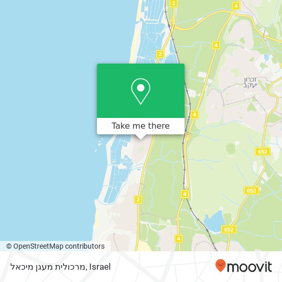 מרכולית מעגן מיכאל map