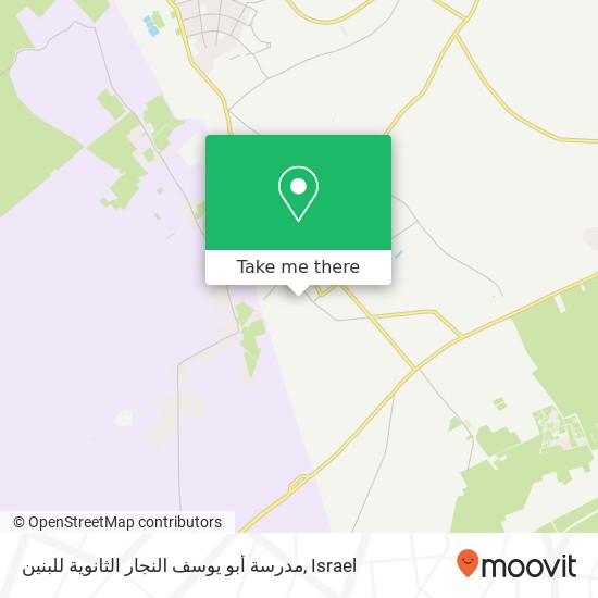 Карта مدرسة أبو يوسف النجار الثانوية للبنين