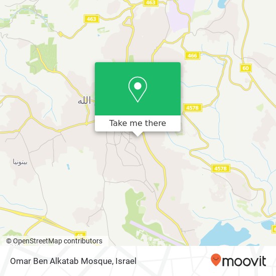 Omar Ben Alkatab Mosque map