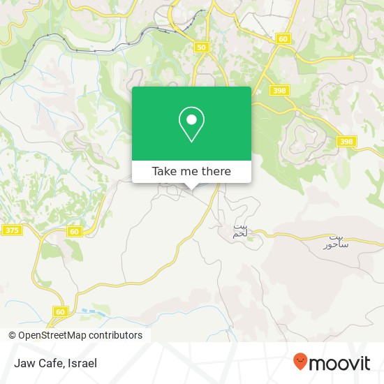 Jaw Cafe map