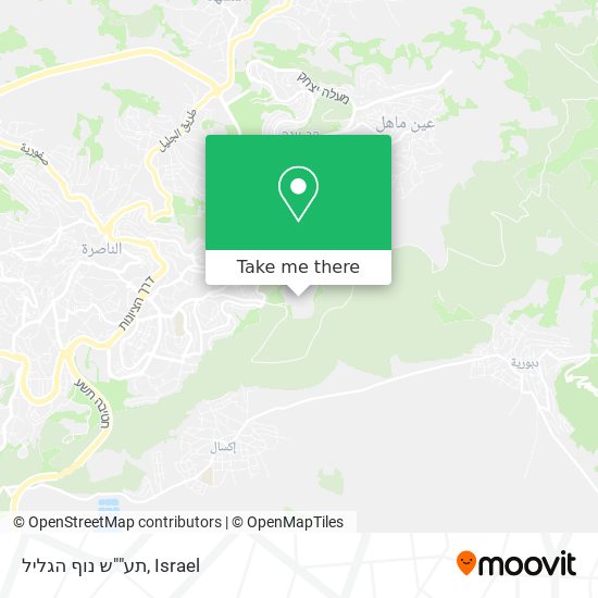 תע""ש נוף הגליל map