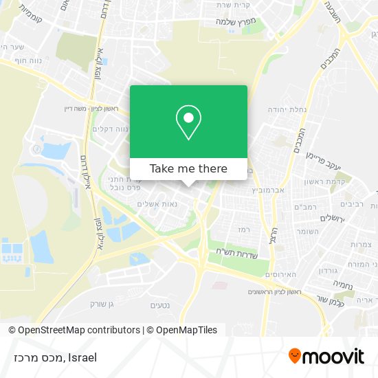 מכס מרכז map