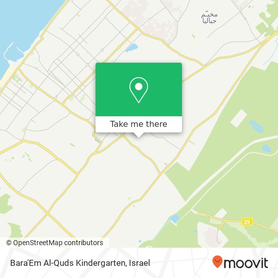 Bara'Em Al-Quds Kindergarten map