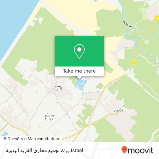 برك تجميع محاري القرية البدوية map