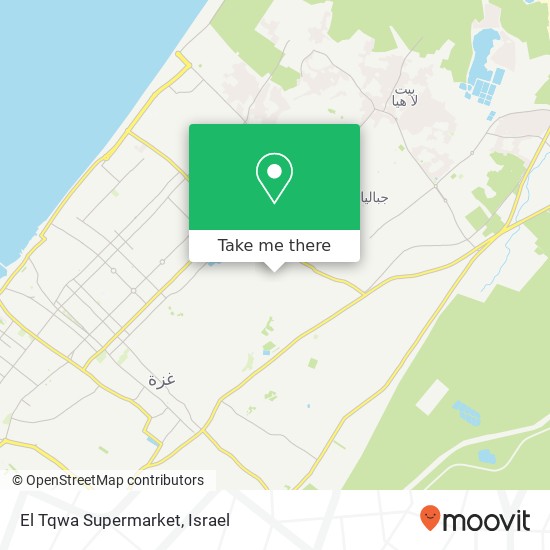 El Tqwa Supermarket map