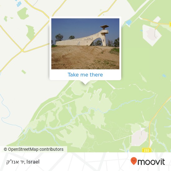 יד אנז"ק map